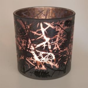 Waxinelichthouder Grijs