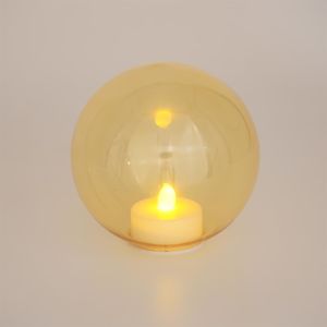 Kerstbal ledkaars Geel