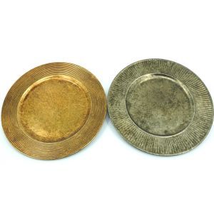 Onderbord antiek finish gold and bronze