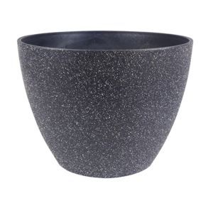Pot nova terrazo zwart