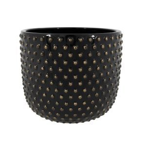 Pot Bolino shiny Black 21 cm