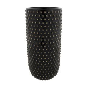 Pot Bolino shiny Black tall 18 cm