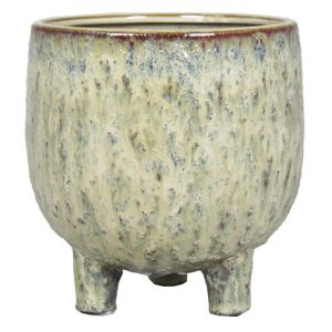 Footed Pot Sierra Crème 11 cm