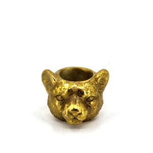 Gouden pot Tiger Head Ø 12 cm