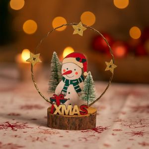 Kerstfiguur Sneeuwman Ø 15cm