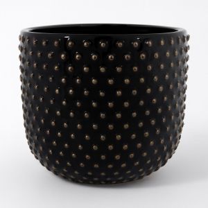 Pot Bolino shiny Black 21 cm