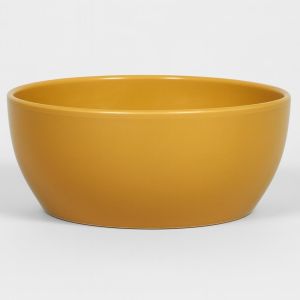 Schaal Boule Oker 18.5 cm