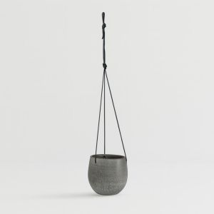 Hanging pot Esra mystic grey 15 cm