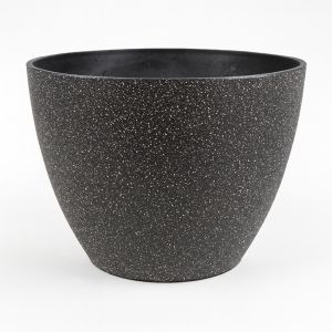 Pot nova terrazo zwart