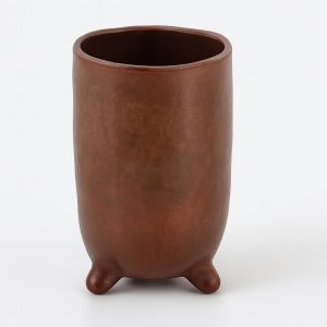 Vaas op voet Brons 20 cm h